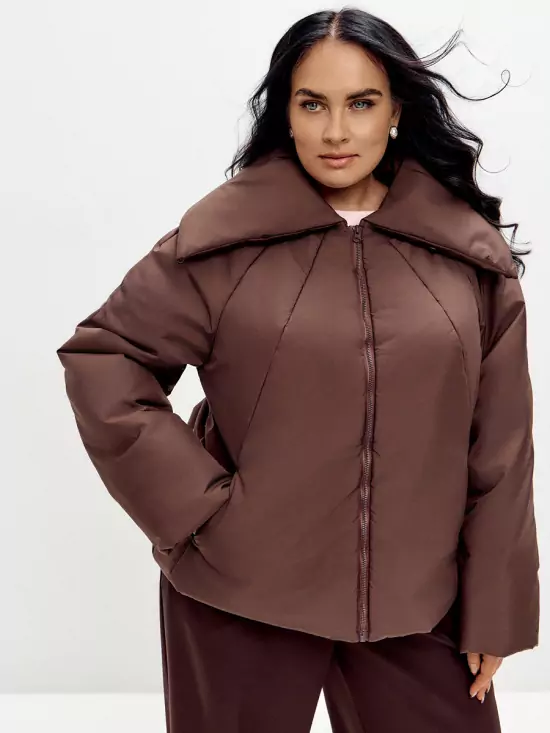 Binitra Bini Куртка БО7727 (коричневый 54-56)